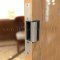 HES H-2, N-2 Option Faceplate Wood Door Application (Satin Stainless Steel)