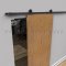 Hager 9456 Barn Door Set Applied with Door 