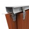Hager 9810 Aluminum Track Used in 9514 Bypass Set