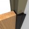 Ives 041XY Door Application (Black Aluminum)