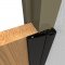 Ives 210XY Door Application (Black Aluminum)