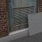 Threshold 319 Installed on Floor with Flood Barrier
