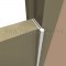 Markar FM100 Clear Aluminum Hinge Application 