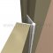 Markar FM100 Clear Aluminum Hinge Application