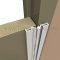 Markar FS101 Clear Aluminum Hinge Application