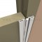 Markar FS102 Clear Aluminum Hinge Application