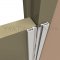 Markar FS402 Aluminum Toilet Partition Hinge Applied On Door