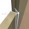 Markar HG105 Full Mortise Clear Aluminum Hinge Application