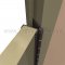Markar HG105 Full Mortise Dark Bronze Aluminum Hinge Application 