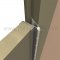 Markar HG3505 Security Hinge Applied on Door