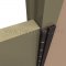 Markar HM104 Dark Bronze Aluminum Hinge Applied on Door