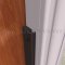 NGP 132N Door Gasket, .875" Aluminum Casing with .375" Neoprene Sponge Seal in DKB Finish applied to perimeter of door