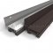 NGP 13T6 Door Shoe Sweep, L Shaped Aluminum with Two .5625" Thermoplastic Triple Fin Seals for Hollow Metal Doors