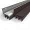 NGP 13T Door Shoe Sweep, L Shaped Aluminum Casing with .6875" Thermoplastic Triple Fin Seals for Hollow Metal Doors