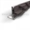 NGP 13T Door Shoe Sweep with Notched Fins in Anodized Aluminum Finish
