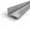 NGP 13V Door Shoe Sweep, L Shaped Aluminum Casing with .5" Vinyl Seal in Anodized Aluminum Finish
