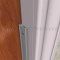 NGP 152V Door Gasket, .625" Aluminum Casing with .25" Wide Vinyl Bulb Seal in MIL Finish applied to frame of door