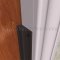 NGP 165N Door Gasket, .9375" Aluminum Casing with .3125" Neoprene Sponge Seal in DKB Finish applied to perimeter of door