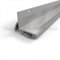 NGP 18V Door Shoe Sweep, L Shaped Aluminum Casing with Rain Drip, .5" Vinyl Seal in MIL Finish