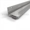 NGP 313V Door Shoe Sweep, L Shaped Aluminum Casing with .1875" Vinyl Finned Seal for Hollow Metal Doors in Anodized Aluminum Finish