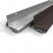 NGP 318V Door Shoe Sweep, L Shaped Aluminum Casing with Rain Drip and a .4375" Vinyl Finned Seal