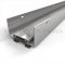 NGP 35ET6 Door Shoe Sweep, U Shaped Aluminum with Two .3125" Thermoplastic Triple Fin Seals for Hollow Metal Doors in MIL Finish