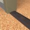 NGP 412 Utility Threshold in DKB Finish applied to floor of door entrance