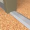 NGP 424 Utility Threshold in MIL Finish applied to floor of door entrance
