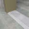 NGP 426HD Heavy Duty Utility Threshold in MIL Finish applied to floor of door entrance