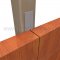 NGP 5100 Mullion Gasketing, Adhesive Backed Silicone .093" Thick in Gray Color applied to mullion beam