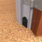 NGP 54CP STC Rated Polypropylene Adhesive Acoustic Corner Pad for Sound Control applied to corner of jamb