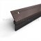 NGP 602 Door Sweep and Perimeter Gasket, .875" Aluminum Casing with .5" Angled Nylon Brush in DKB Finish