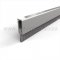 NGP 672 Door Sweep, .6875" Aluminum with Snap-On Cover and .4375" Nylon Brush in Anodized Aluminum Finish