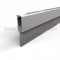 NGP 673 Door Sweep, .6875" Aluminum with Snap-On Cover and .75" Nylon Brush in Anodized Aluminum Finish