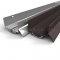 NGP 819 Door Shoe Sweep , U Shaped Aluminum Casing with Thermal Break and Rain Drip, .5" Vinyl Seal