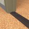 NGP 8433 Latching Panic Exit Threshold with Thermal Break and NGP_TPV Seal in DKB Finish applied to floor of door entrance