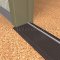 Application Image of NGP 8437 Latching Panic Exit Threshold with Thermal Break and Vinyl Seal in DKB Finish
