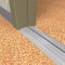 Application Image of NGP 8533 Latching Panic Exit Threshold with Thermal Break with Vinyl Seal in Mill Finish