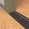 Application Image of NGP 8633 Latching Panic Exit Threshold with Thermal Break and Vinyl Seal in DKB Finish