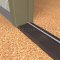 Application Image of NGP 884-6V Latching Panic Exit Threshold with Vinyl Seal in DKB Finish