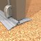 Application Image of NGP 890 Rabbeted Threshold in MIL Finish with Pile Seal