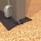 Application Image of NGP 890 Rabbeted Threshold in DKB Finish with Vinyl Seal