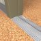 Application Image of NGP 896HD Latching Panic Exit Threshold in MIL Finish with Vinyl Seal