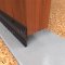 NGP 9600 Door Sweep and Perimeter Gasket, .875" Aluminum Casing with .5" Premium Grade Nylon Brush Seal in DKB Finish applied as a door sweep