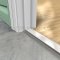 Pile compresses with out- swing door
