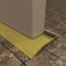 Pemko 177 Latching Panic Door Saddle installed on Metal Door