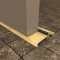 Pemko 1855 Gold Anodized with Vinyl Seal used with Metal Door