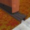 Pemko 246 on Carpet Divider in between two Carpets with Wooden Door