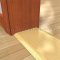 Pemko 2549 Utility Threshold on Wooden Floor used with Wooden Door