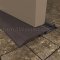Pemko 254x226FG Dark Bronze Anodized Thresholdwith Vinyl Seal used with Metal Door